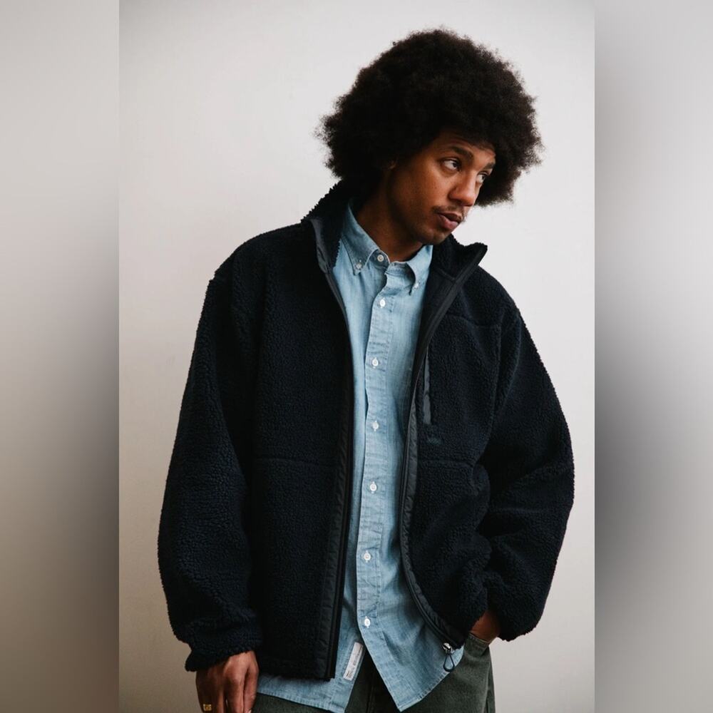 ADSUM Expedition Fleece Jacket Deep Navy Blue Size S